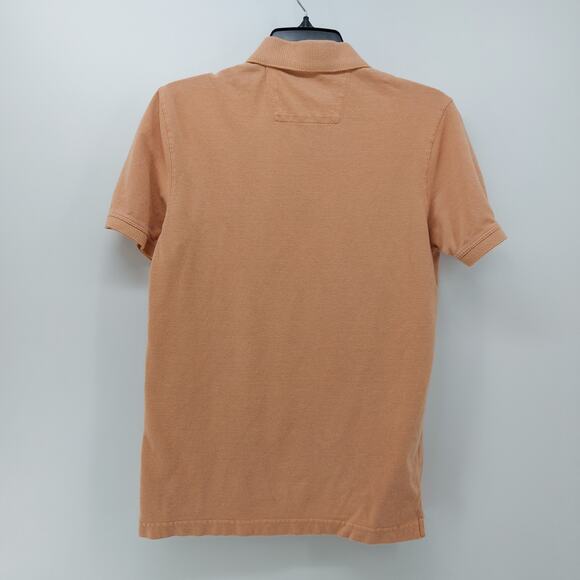 Banana Republic Orange Polo Shirt Mens Logo Mammoth Sz Small - Picture 2 of 16